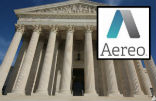 In a 6-3 decision, the U.S. Supreme Court ruled that the internet TV rebroadcasting company Aereo has violated federal copyright law. Image of In a 6-3 decision, the U.S. Supreme Court ruled that the internet TV rebroadcasting company Aereo has violated federal copyright law.