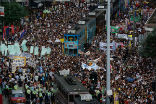 Half a million Hong Kong citizens protested against an overstep of Chinese authority on June 29. Image of Half a million Hong Kong citizens protested against an overstep of Chinese authority on June 29.