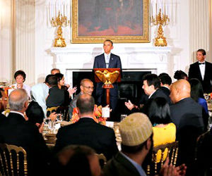A recent survey found that 72 percent of Muslim-Americans approve of the President, more so than any other religious group. A recent survey found that 72 percent of Muslim-Americans approve of the President, more so than any other religious group.