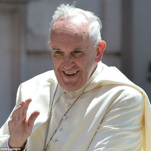 At one point during the visits the pope encouraged parents to spend more time playing with their children. 'Waste time with your children!' At one point during the visits the pope encouraged parents to spend more time playing with their children. 'Waste time with your children!'