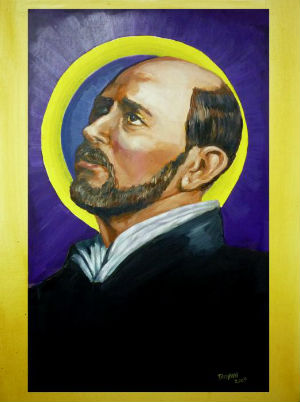 St. Ignatius was a worldly soldier when he was wounded and then by reflecting on his past life realized that the true battle was a spiritual one that began with conquering oneself. St. Ignatius was a worldly soldier when he was wounded and then by reflecting on his past life realized that the true battle was a spiritual one that began with conquering oneself.