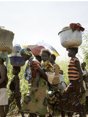 In the nation of Central African Republic, widespread lawlessness and violence between Christians and Muslims resulted in at least 700 deaths in Bangui in December -- alone. In the nation of Central African Republic, widespread lawlessness and violence between Christians and Muslims resulted in at least 700 deaths in Bangui in December -- alone.