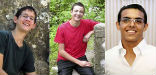 The three Israeli teenagers who were kidnapped and murdered by Hamas. Image of The three Israeli teenagers who were kidnapped and murdered by Hamas.