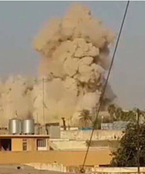 Militants belonging to the Islamic State in Iraq and Syria, or ISIS, are said to have planted explosives around the tomb and detonated the explosion remotely. Militants belonging to the Islamic State in Iraq and Syria, or ISIS, are said to have planted explosives around the tomb and detonated the explosion remotely.
