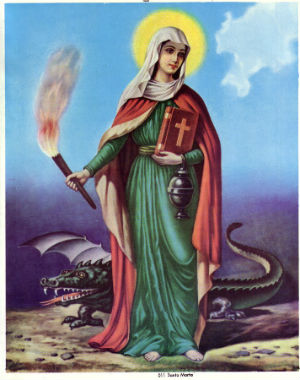 Father points out that today's saint, Martha, is seen as an image of the active life, and as the Gospel shows us, the contemplative life, exemplified in her sister Mary, is higher than the active life, and even in the active life, contemplation is necessary. Father points out that today's saint, Martha, is seen as an image of the active life, and as the Gospel shows us, the contemplative life, exemplified in her sister Mary, is higher than the active life, and even in the active life, contemplation is necessary.