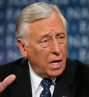 'Article 1 of the U.S. Constitution states that Congress has the power to make laws governing naturalization. Given this, does President Obama have the unilateral power to legalize illegal aliens?' Hoyer was asked. 'Article 1 of the U.S. Constitution states that Congress has the power to make laws governing naturalization. Given this, does President Obama have the unilateral power to legalize illegal aliens?' Hoyer was asked.