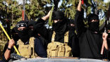 Fighters from the Islamic State, which have been rampaging across Iraq and Syria, executing thousands of non-Sunni Muslims, Christians, and religious minorities. Image of Fighters from the Islamic State, which have been rampaging across Iraq and Syria, executing thousands of non-Sunni Muslims, Christians, and religious minorities.