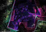 Radar imaging of the ancient cellar where more than 40 wine vessels were found, dating back more than 3,000 years. Image of Radar imaging of the ancient cellar where more than 40 wine vessels were found, dating back more than 3,000 years.