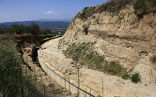 This road leads up to a newly discovered tomb which could hold the remains of one of Alexander the Great's generals. Image of This road leads up to a newly discovered tomb which could hold the remains of one of Alexander the Great's generals.
