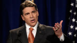 Texas Governor Rick Perry is fighting back against an abuse of power indictment leveled against him by Democrats. Image of Texas Governor Rick Perry is fighting back against an abuse of power indictment leveled against him by Democrats.