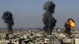 An Israeli military airstrikes killed three top Hamas commanders, part of a new strategy by Israel after Egyptian managed peace talks failed on August 19. Image of An Israeli military airstrikes killed three top Hamas commanders, part of a new strategy by Israel after Egyptian managed peace talks failed on August 19.