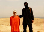 James Foley a moment before his gruesome beheading. Image of James Foley a moment before his gruesome beheading.