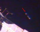 Is this evidence of a UFO? Or perhaps just venting gasses or debris from the ISS? Image of Is this evidence of a UFO? Or perhaps just venting gasses or debris from the ISS?