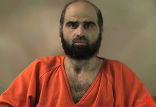 Nadal Hasan, the man who killed 13 people during a rampage at Fort Hood in 2009, has written a letter to the Islamic State asking to join the terrorist organization as a citizen. Image of Nadal Hasan, the man who killed 13 people during a rampage at Fort Hood in 2009, has written a letter to the Islamic State asking to join the terrorist organization as a citizen.