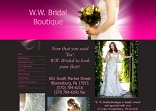 W.W. Bridal Boutique in Bloomsburg, Pennsylvania is being forced out of business because its owners are faithful Christians who believe that marriage is solely between one man and one woman. Image of W.W. Bridal Boutique in Bloomsburg, Pennsylvania is being forced out of business because its owners are faithful Christians who believe that marriage is solely between one man and one woman.