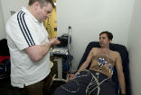 A pilot study has shown that a computer camera may be capable of telling when a person is having a heart condition, by picking up changes in skin tone. Image of A pilot study has shown that a computer camera may be capable of telling when a person is having a heart condition, by picking up changes in skin tone.
