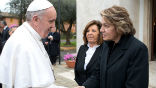 Pope Francis, who has been critical on the Catholic Church's failures to adequately include women in theological discourse, has appointed five to a major theological council that is charged with aiding the pope and others with theological policy. Image of Pope Francis, who has been critical on the Catholic Church's failures to adequately include women in theological discourse, has appointed five to a major theological council that is charged with aiding the pope and others with theological policy.
