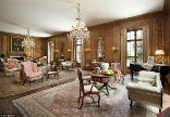 The 237-acre Rancho San Carlos estatemain manor-with 12 bedrooms, 10 full bathrooms and three half baths-10 cottages, an English-style pub, a barn and stable, an outdoor stable, a covered arena for horse riding, and over 100 acres of citrus and avocado orchards has been listed for sale for $125 million. Image of The 237-acre Rancho San Carlos estatemain manor-with 12 bedrooms, 10 full bathrooms and three half baths-10 cottages, an English-style pub, a barn and stable, an outdoor stable, a covered arena for horse riding, and over 100 acres of citrus and avocado orchards has been listed for sale for $125 million.