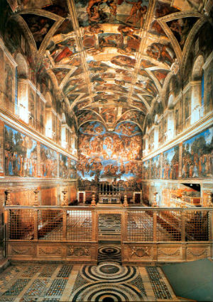 Pope Francis is renting out the Sistine Chapel for charity. Pope Francis is renting out the Sistine Chapel for charity.