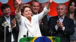 Rousseff had 51.6% of the vote in the run-off election, while her opponent, the center-right Aecio Neves only had 48.4%. Image of Rousseff had 51.6% of the vote in the run-off election, while her opponent, the center-right Aecio Neves only had 48.4%.