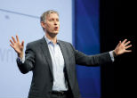 Peter Sondergaard, the research director for Gartner, says that businesses will be more reliant on software and robots in the future. Image of Peter Sondergaard, the research director for Gartner, says that businesses will be more reliant on software and robots in the future.