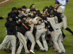 The Giants just won their eight World Series with a 3-2 Game 7 win over the Kansas City Royals. Image of The Giants just won their eight World Series with a 3-2 Game 7 win over the Kansas City Royals.