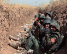 Kurdish soldiers in Iraq have so far managed to halt the advance of the Islamic State in the north, but Iraqi army forces are seeing defeat after defeat in western Iraq. Image of Kurdish soldiers in Iraq have so far managed to halt the advance of the Islamic State in the north, but Iraqi army forces are seeing defeat after defeat in western Iraq.
