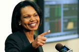 Condoleezza Rice was the 66th U.S. Secretary of State, and served under President George W. Bush. Image of Condoleezza Rice was the 66th U.S. Secretary of State, and served under President George W. Bush.
