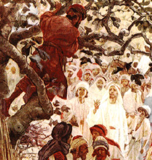 Zaccheus climbed that tree in order to see the Lord, not to be seen by Jesus. He did not care what the crowd thought of a grown man climbing a tree! He went after the encounter with Jesus Christ with a childlike simplicity and a reckless abandon. Do we? Zaccheus climbed that tree in order to see the Lord, not to be seen by Jesus. He did not care what the crowd thought of a grown man climbing a tree! He went after the encounter with Jesus Christ with a childlike simplicity and a reckless abandon. Do we?