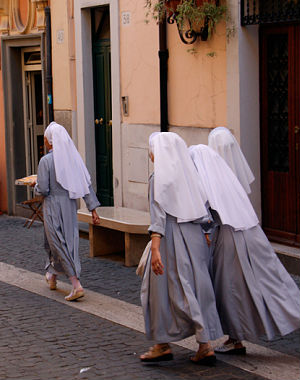 Italian police are now checking the closed-circuit television footage and dusting the convent for fingerprints. Italian police are now checking the closed-circuit television footage and dusting the convent for fingerprints.