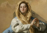 Fr. Alan explains the fittingness of God's grace of conceiving His mother immaculately, without sin, full of grace. Image of Fr. Alan explains the fittingness of God's grace of conceiving His mother immaculately, without sin, full of grace.