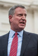 New York's mayor, Bill de Blasio, is coming under fire from members, advocates and supporters of the NYPD in the wake of the shooting deaths of two officers. Image of New York's mayor, Bill de Blasio, is coming under fire from members, advocates and supporters of the NYPD in the wake of the shooting deaths of two officers.