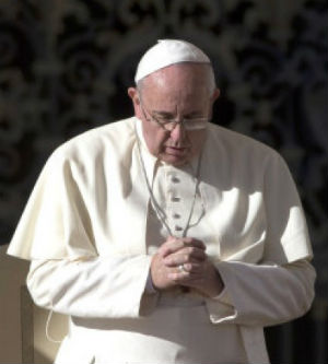 Pope Francis began his address by saying that he hoped that the event would be an examination of conscience. Pope Francis began his address by saying that he hoped that the event would be an examination of conscience.