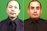 One of the officers, Rafael Ramos, was 40 years old, happily married and leaves behind his wife and two sons. The other officer, Wenjin Liu, was 32 years old and married only two months. Image of One of the officers, Rafael Ramos, was 40 years old, happily married and leaves behind his wife and two sons. The other officer, Wenjin Liu, was 32 years old and married only two months.