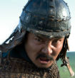 Genghis Khan, portrayed here by an actor for National Geographic, built up an empire that stretched from the Kaspian Sea to the Yellow Sea. Image of Genghis Khan, portrayed here by an actor for National Geographic, built up an empire that stretched from the Kaspian Sea to the Yellow Sea.