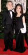 George Clooney and his new wife Amal Alamuddin in tiny form. Image of George Clooney and his new wife Amal Alamuddin in tiny form.