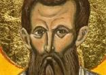 Alan on the two Saints and Doctors of the Church Basil the Great and Gregory Nazianzen who worked together against the Arian heresy. Image of Alan on the two Saints and Doctors of the Church Basil the Great and Gregory Nazianzen who worked together against the Arian heresy.