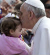 Pope Francis presses on the importance of women in all societies. Image of Pope Francis presses on the importance of women in all societies.