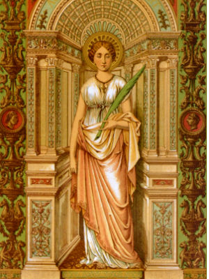 The virgin and martyr of the early Church, St. Agatha, reminds us to strive to practice chastity by avoiding even the smallest near occasions of sin. The virgin and martyr of the early Church, St. Agatha, reminds us to strive to practice chastity by avoiding even the smallest near occasions of sin.