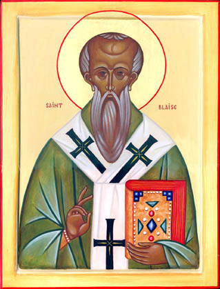 On the Feast of St. Blaise, Fr. Elias preaches on the need to ask this saint's intercession for the curing of physical ailments of the throat as is done so commonly on this day. On the Feast of St. Blaise, Fr. Elias preaches on the need to ask this saint's intercession for the curing of physical ailments of the throat as is done so commonly on this day.