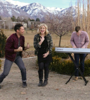 David Osmond, Ashley Hess and Eric Thayne in their love song medley YouTube video. David Osmond, Ashley Hess and Eric Thayne in their love song medley YouTube video.