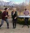 David Osmond, Ashley Hess and Eric Thayne in their love song medley YouTube video. Image of David Osmond, Ashley Hess and Eric Thayne in their love song medley YouTube video.