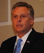 Virginia Governor Terry McAuliffe Image of Virginia Governor Terry McAuliffe