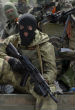 Ukrainian fighters have been using the cease-fire agreement to rearm and train. Image of Ukrainian fighters have been using the cease-fire agreement to rearm and train.
