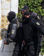 Tunisian security forces stormed the museum, where the gunmen and hostages were, killing the two gunmen. Image of Tunisian security forces stormed the museum, where the gunmen and hostages were, killing the two gunmen.