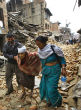 Many people were still trying to recover from the 7.8-magnitude April 25 quake. Image of Many people were still trying to recover from the 7.8-magnitude April 25 quake.