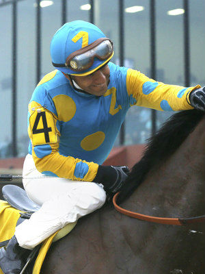 Jockey Victor Espinoza rode American Pharaoh during this year's Triple Crown races. Jockey Victor Espinoza rode American Pharaoh during this year's Triple Crown races.