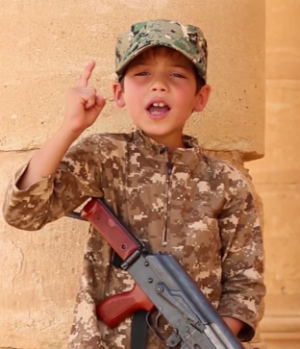Where are the suicide attackers?' a young boy asks in ISIS' latest propaganda video. Where are the suicide attackers?' a young boy asks in ISIS' latest propaganda video.