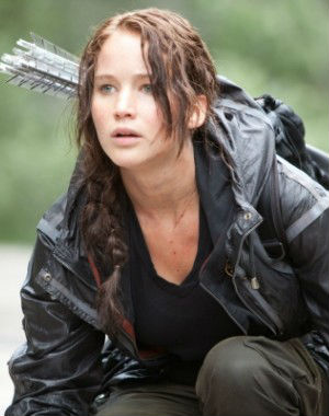 Twenty-five-year-old Jennifer Lawrence, who plays heroine Katniss Everdeen in the 'Hunger Games' sci-fi film series, is by far the best-paid actress currently working in film. Twenty-five-year-old Jennifer Lawrence, who plays heroine Katniss Everdeen in the 'Hunger Games' sci-fi film series, is by far the best-paid actress currently working in film.