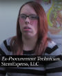 Holly O'Donnell, a former blood and tissue procurement technician for StemExpress. Image of Holly O'Donnell, a former blood and tissue procurement technician for StemExpress.
